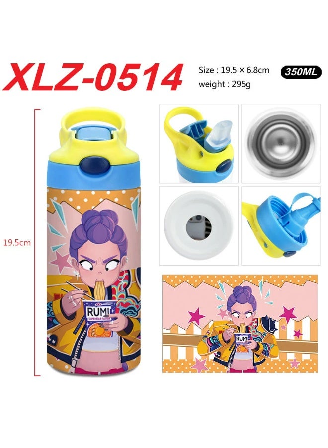 K-Pop Demon-Hunting Girl Group Student High Beauty Level Creative Stainless Steel Four-Color Thermal Cup Water Bottle